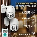 Set 2 Camere de Supraveghere Full HD – Securitate Completă