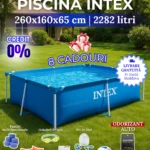 Piscină Intex 28271  Dimensiune: 260x160x65 см  Volum: 2282 litri