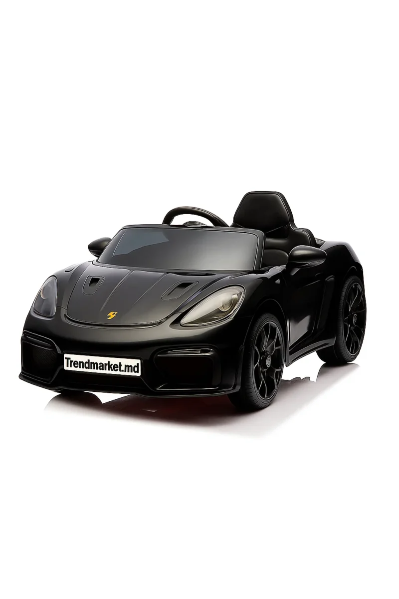 Mașină electrică Porsche 718 negru