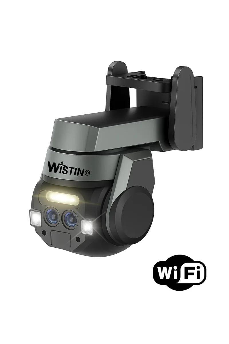 Camera Supraveghere WIFI, 4K, 3MP+3MP, Urmarire automata, 10X ZOOM Automat, Rezistenta La Apa IP 66