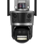 Camera de supraveghere WIFI 4K 4+4+4+4MP, 4 lentile, 8X ZOOM Control din aplicatie, Rezistenta la apa, Alarma